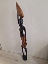 Afrikanische Holzfigur Frau