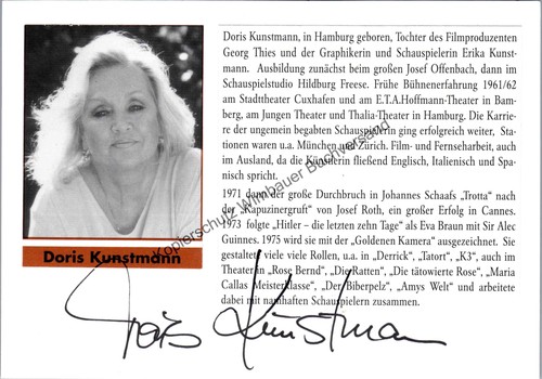 Original autogramm doris - original,