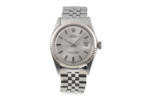 Rolex datejust silver dial - rolex,
