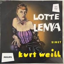 Lotte Lenya Singt Kurt Weill Lotte Le LP Album Mono RE Vinyl Schallplatte 0201