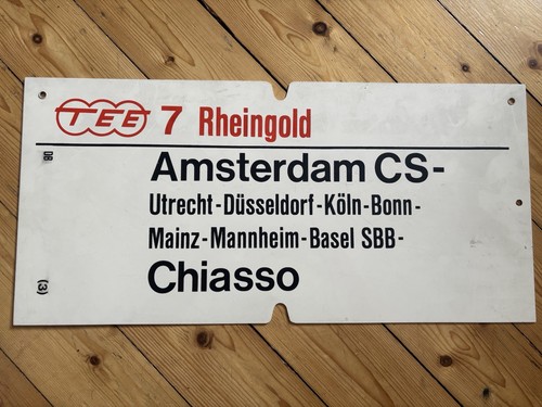 Orig zuglaufschild tee 7 - orig.,
