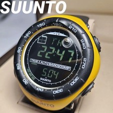 SUUNTO Vector Yellow Outdoor Digital Armbanduhr Working Condition Preowned