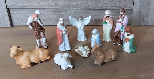 Keramik krippe figuren - keramik,