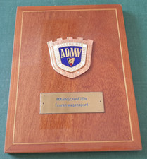 Ddr wandplatte plakette admv - plakette,
