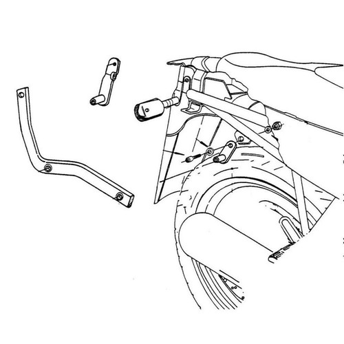 Gepäckträger für yamaha - yamaha, xj
