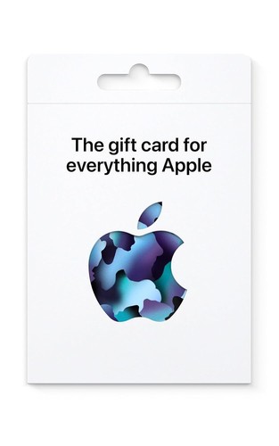 100 apple physical - $100, card