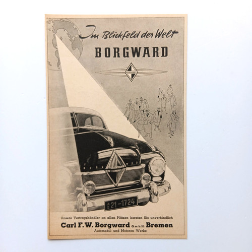 1951 borgward auto - 1951, motoren