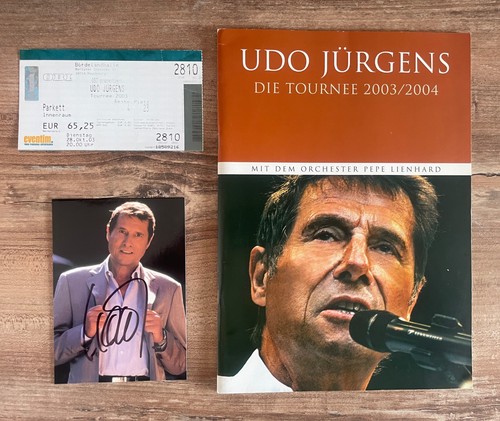 Udo jürgens tourneebook - udo,