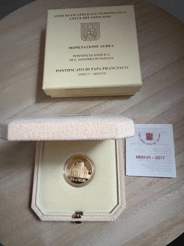 Vatikan euro goldmünze - vatikan,