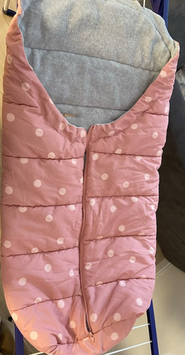 Baby fußsack wagensack - baby, rosa