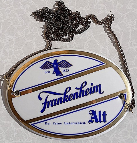 Frankenheim alt zapfhahnschild - alt,