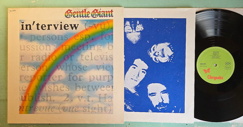 Gentle giant terview lp - gentle, in'terview