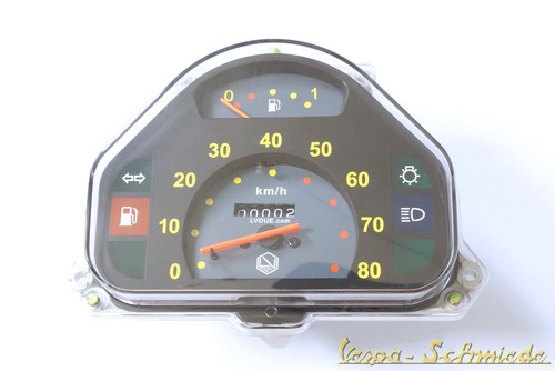 Vespa tacho gelb - tacho,
