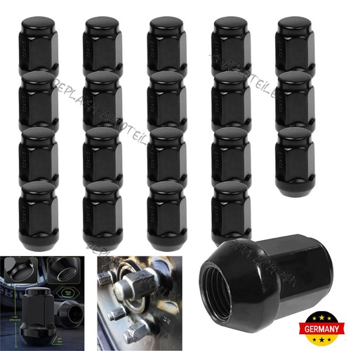 20x radmuttern schwarz m12x1 - radmuttern, m12x1,5