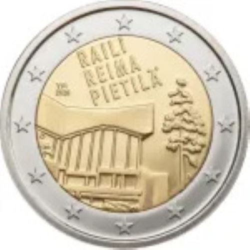 Euro coin card - coin,