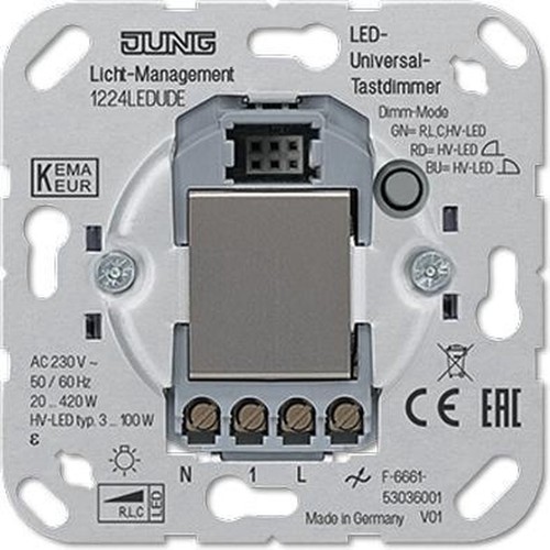 Jung 1224 led ude tastdimmer - led,