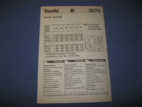 Burda schnittmuster gr - burda, schnittmuster,