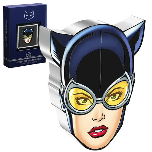 Silbermünze catwoman dc - catwoman™,