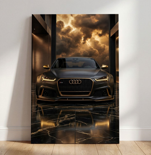 Audi tuning gold fahrzeug - tuning,