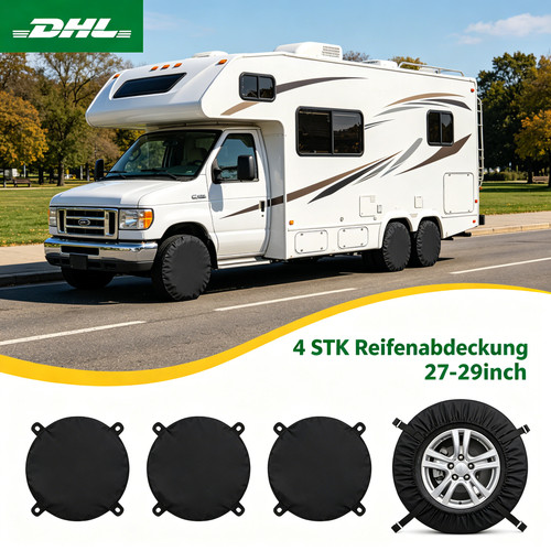 Reifenabdeckung wohnwagen - 4x,
