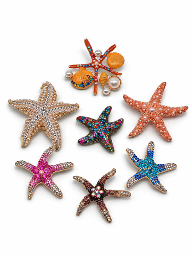 Brosche ocean treasures - brosche, orange