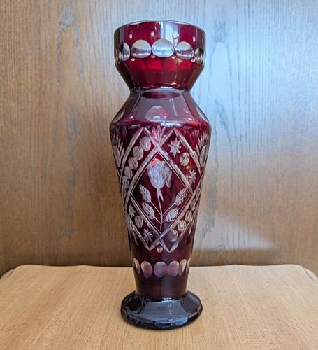 Bleikristall vase - bleikristall,