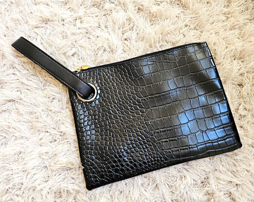 Damen clutch wristlet - damen, schwarz