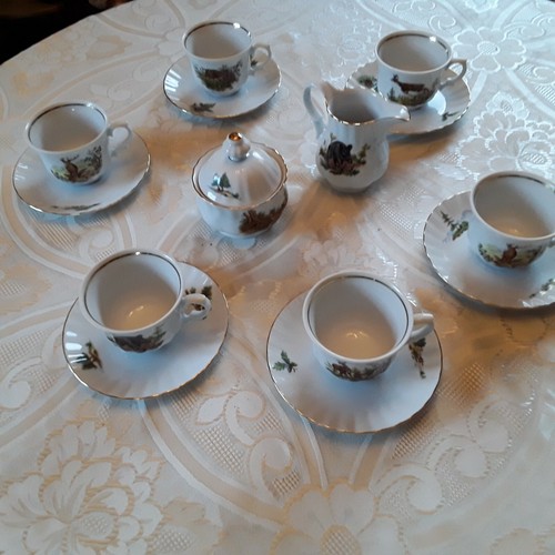 Porzellan wildtiere kaffee - wildtiere,