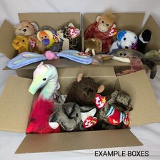 Beanie babys karton mit - beanie,