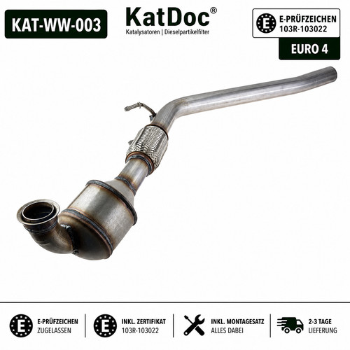Katalysator audi leon - a3,