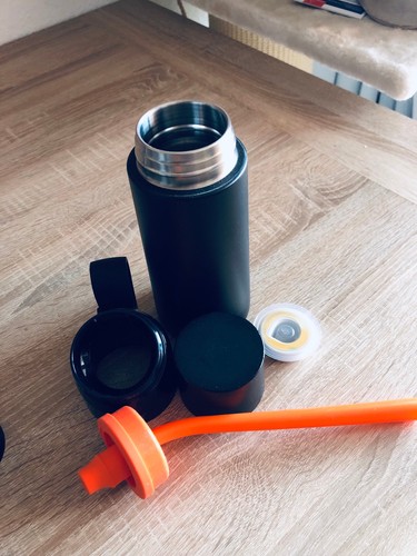 Air flasche metal schwarz - up,