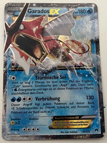 Pokémon tcg garados 122 - garados, ex