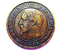 Frankreich dix centimes 1856 - ,