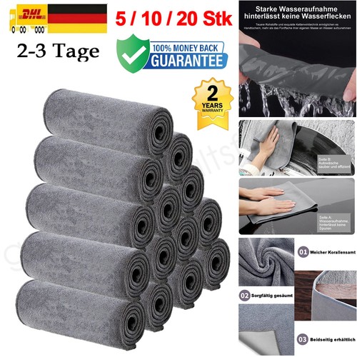 20x mikrofasertuch auto - mikrofasertuch,