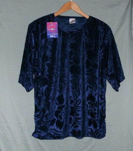 Samtshirt blau größe - samtshirt,