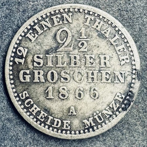 Silbergroschen 1866 a - silbergroschen,
