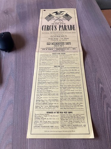 The great schlitz circus - great,