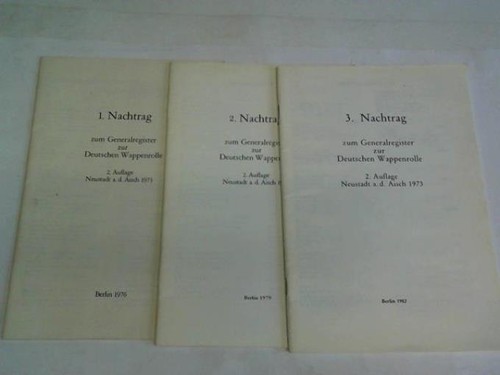 Und 3 nachtrag - 3., zum