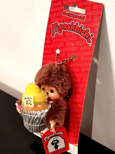 Monchhic cake boy key chain - boy,