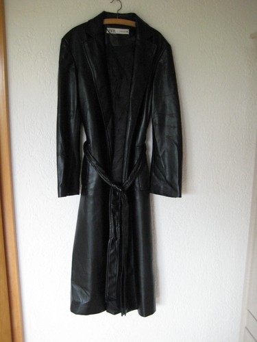 Damen mantel kunstleder zara - damen,