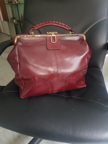 Leder arzttasche vintage - leder-arzttasche, im