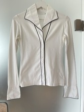 Bluse weiß schwarz anne - weiß,