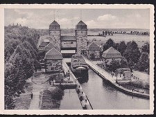 Minden schleusen anlagen - ak/minden,, schleusen-anlagen