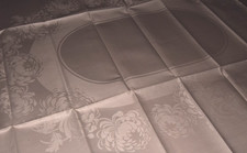 Alte leinen damast tischdecke - leinen,