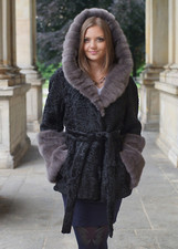 Karakuljacke mit kapuze - karakuljacke,