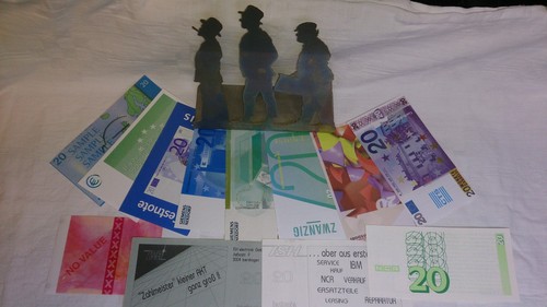 Konvolut atm testgeld - konvolut,