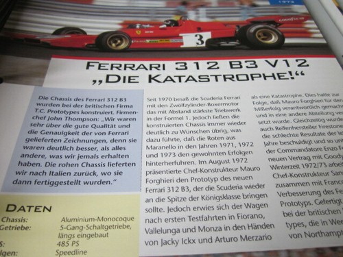 Formel chronik ferrari 312 - formel,