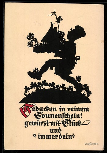 Künstler georg plischke - künstler-ak,