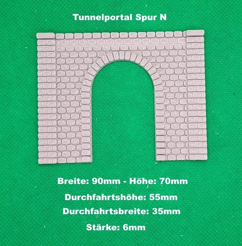 Tunnelportal tunnel spur - n,