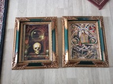 2 Rahmen, Barock look, gold